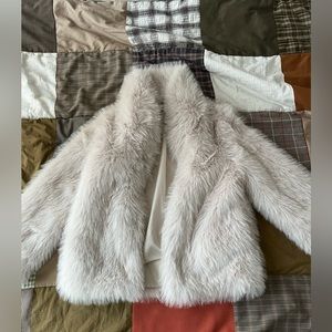 Zara faux fur jacket